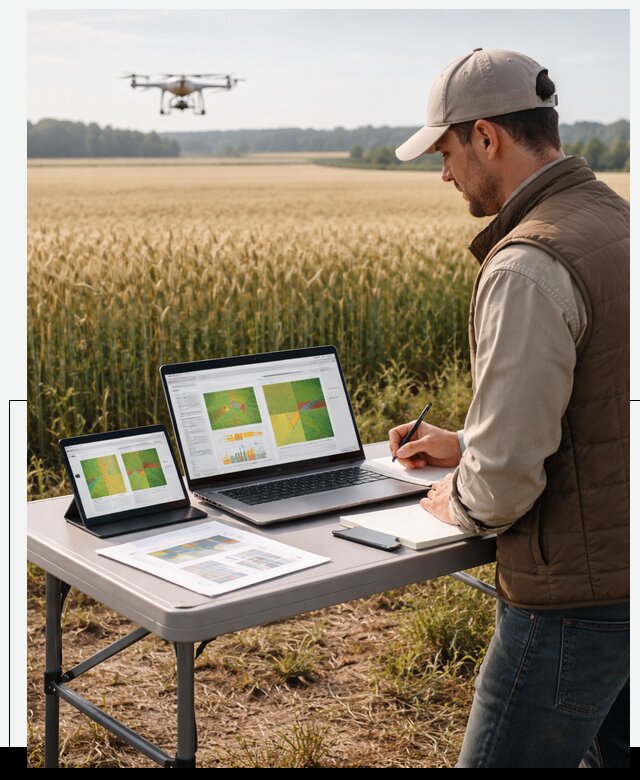 Система AI прогнозирования урожайности для точных агрономий в Орске